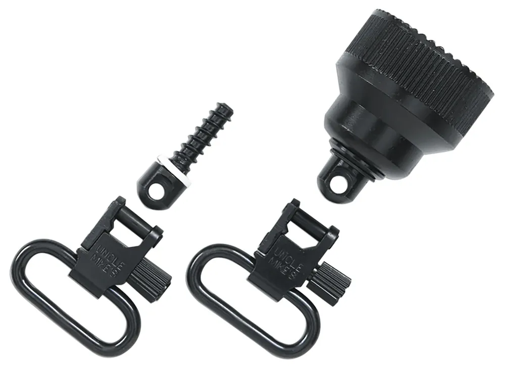 Uncle Mike‘s Mag Cap Swivel Set 20 GA Remington 870