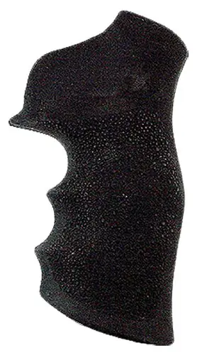 Hogue Monogrip Finger Grooves Black Rubber Fits Ruger GP100/Super Redhawk