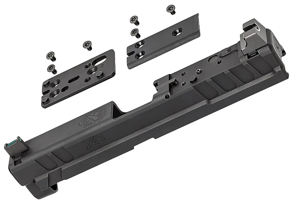 Springfield Armory XD OSP 9mm Black Steel for Springfield XD with Optics Cut, Suppressor Height Night Sights, Includes Cover Plates
