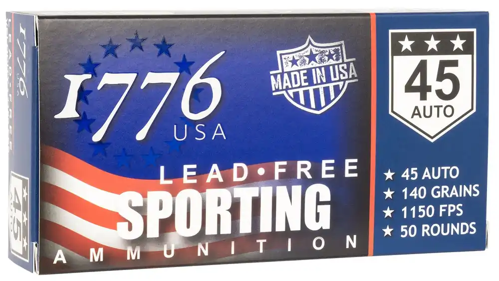 SinterFire Inc USA .45ACP Lead-free Ball Ammunition 140 Grn 50 Rds Per Box 1776045140