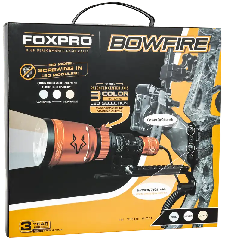 Foxpro Bowfire Black/Orange LED