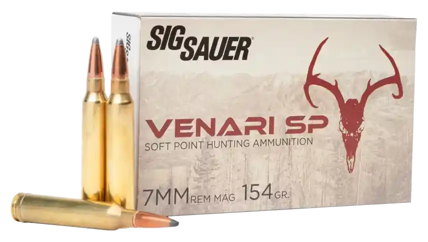 Sig Sauer Venari 7mm Rem Mag 154 gr Soft Point (SP) 20 Bx/10 Cs