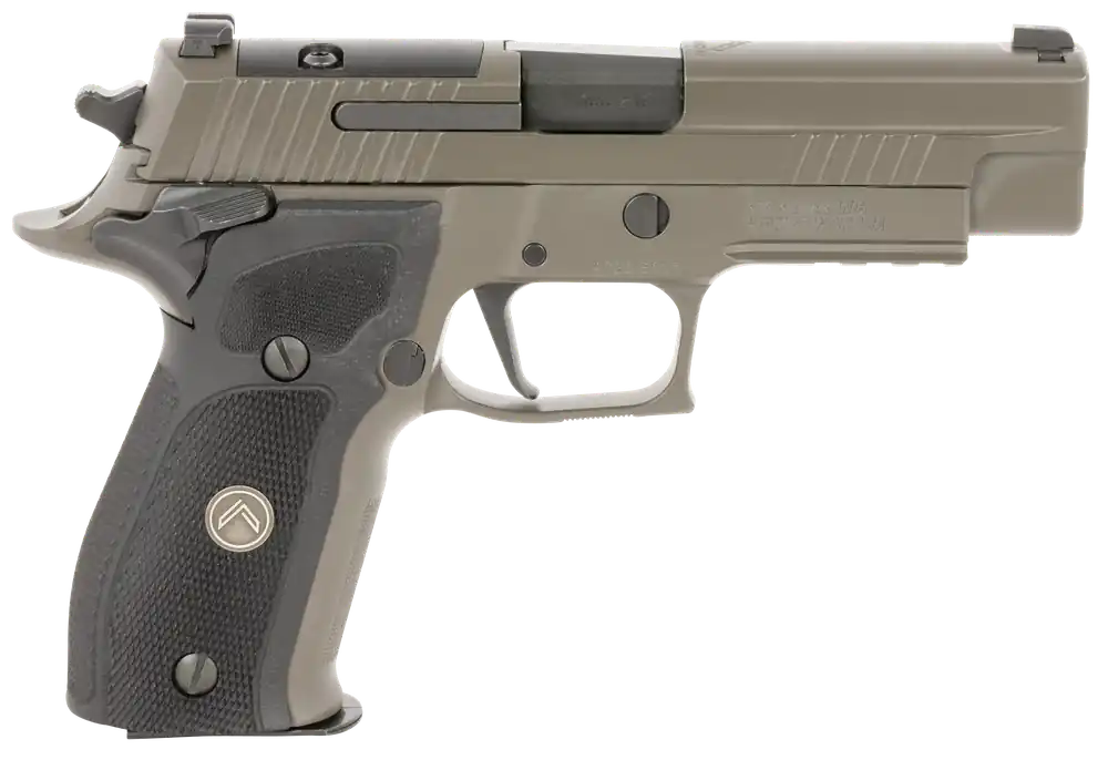 Sig P226 Legion 9mm 15+1 4.40" SS Slide Alum Frame Legion Gray Cerakote Black G10 Grips OR Pic Rail SAO E26R-9-LEGION-SAO-R2