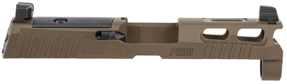 Sig Sauer P320 9mm Luger PVD Coyote Brown XRAY3 Suppressor Sights ROMEO1 PRO/ROMEO2