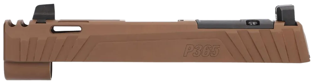 Sig Sauer P365 Nitride Coyote Brown Stainless Steel Optic Ready/Integrated Compensator ROMEOZERO/ROMEOZERO Elite
