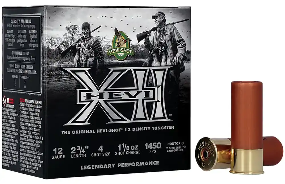 HEVI-Shot HEVI-XII 12 GA 2.75" 1-1/8 oz. 4 Shot 25/Box