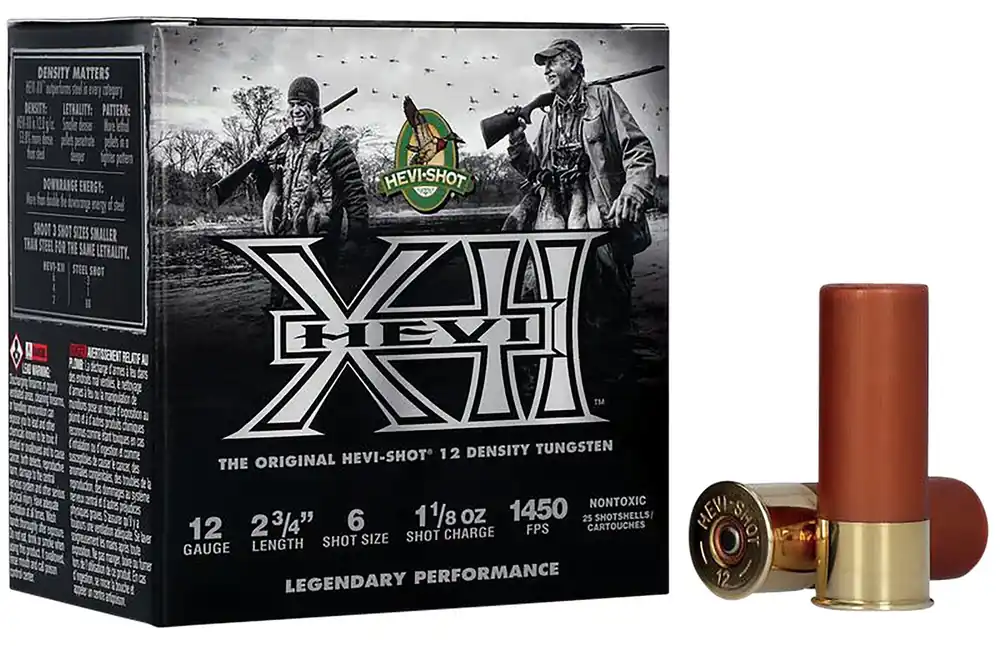 HEVI-Shot HEVI-XII 12 GA 2.75" 1-1/8 oz. 6 Shot 25/Box