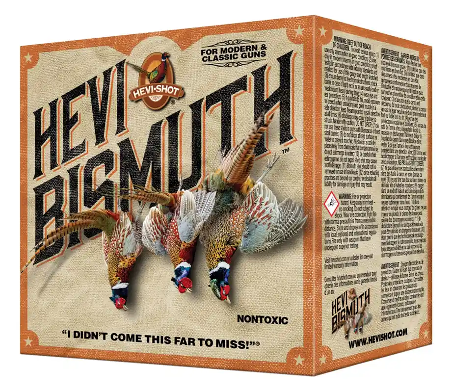 HEVI-Shot HEVI-Bismuth Upland 12 GA 2.75" 1-1/4 oz. 3 Shot 25/Box