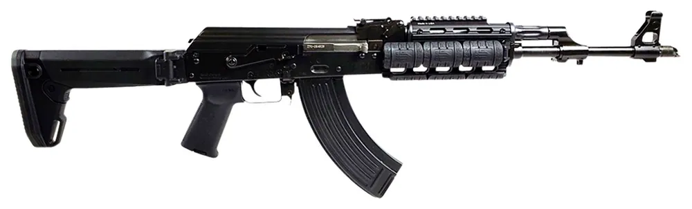 Zastava Arms Usa ZPAPM70 7.62x39mm 30+1 16.30" Barrel .15mm Bulged Trunnion Rec Adj Sights Quad Rail Folding Stock ZR7762QR