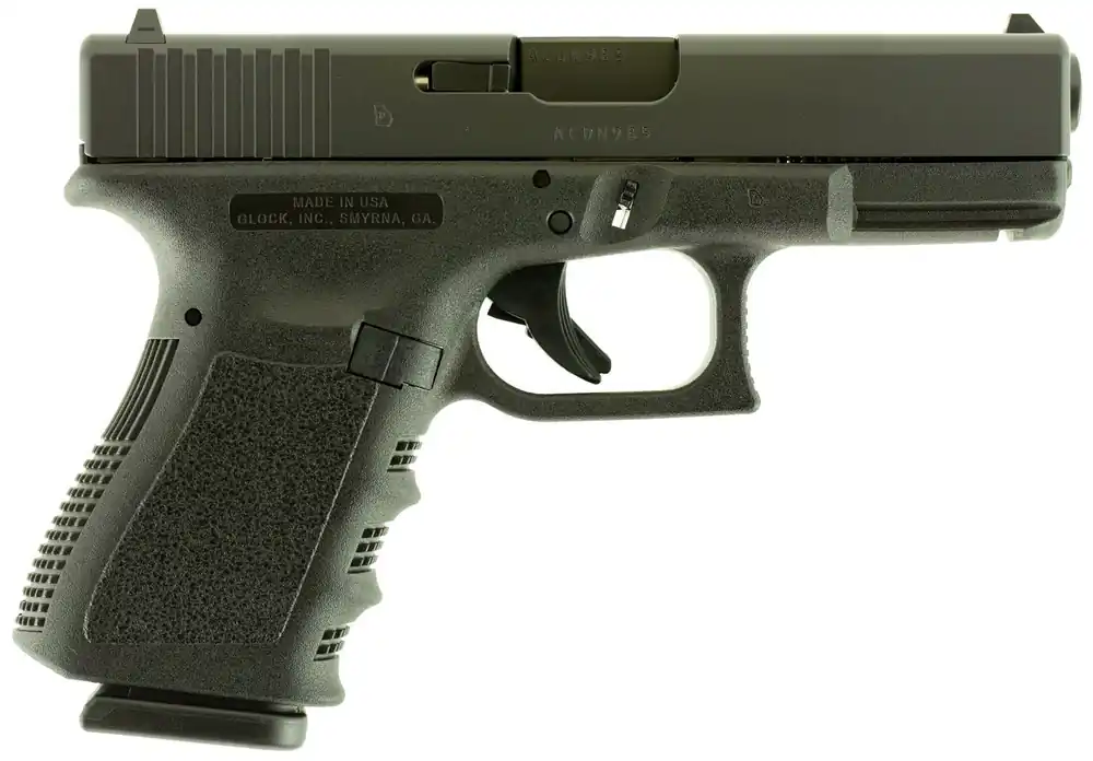 Glock G19 Gen 3 Compact 9mm Luger Pistol 4.01" 10+1 Black UI1950201