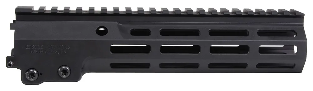 Geissele Automatics Super Modular Rail MK16 M-LOK, 9.50", Black Aluminum for AR Platform, Barrel Nut Included