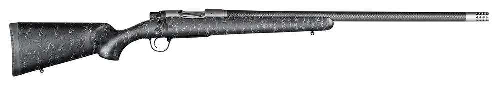 Christensen Arms Ridgeline FFT 6.8 Western 3+1 20" Carbon Fiber/Threaded Barrel Black with Gray Rifle 8010631300
