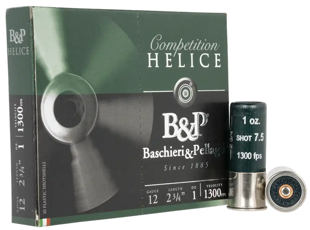 B&P Helice Electro 12 Gauge 2.75" 1 oz 1300 fps 7.5 Shot 10 Bx/10 Cs