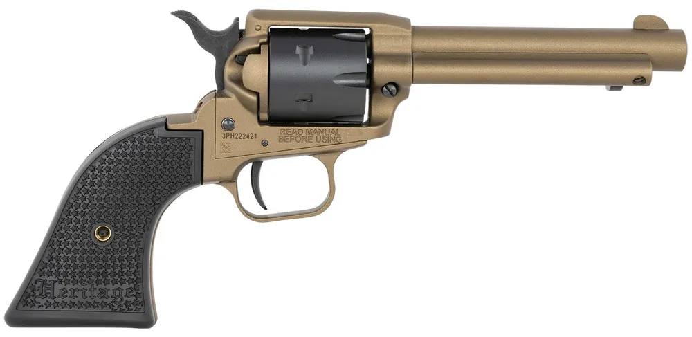 Heritage Mfg Rough Rider 22 LR Revolver 4.75" 6 Shot Burnt Bronze Cerakote RR22A4