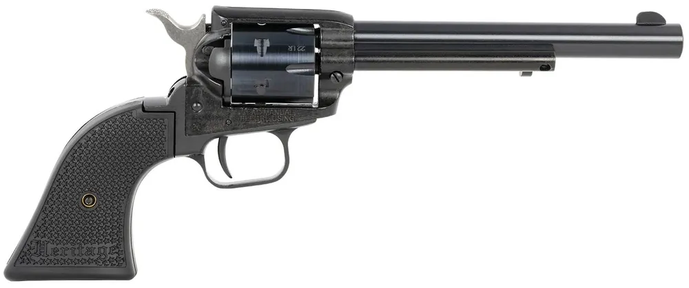 Heritage Mfg Rough Rider 22 LR Revolver 6.5" 6 Shot Black Cerakote RR22B6PG