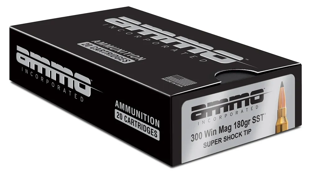Ammo Inc Signature 300 Win Mag 180 gr Super Shock Tip (SST) 20 Bx