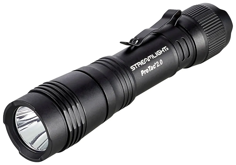 Streamlight ProTac 2.0 Black Anodized Aluminum, White LED, 100/570/2000 Lumens, 262 Meters Beam Distance
