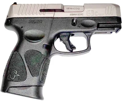 Taurus G3C 9mm Luger 10+1 3.26" Matte Stainless Steel Barrel & Serrated Steel Slide