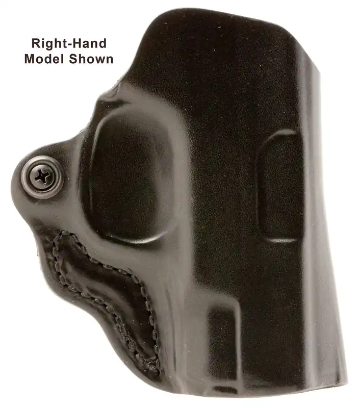 DeSantis Gunhide Mini Scabbard OWB Black Leather Fits Springfield Prodigy w/wo Red Dot Fits 4.25" Barrel LH