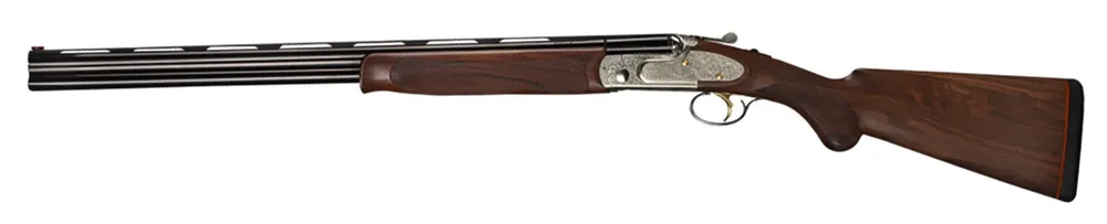 Bettinsoli USA 12 GA 3" Blued 28" Vent Rib Barrel Hand Oiled Turkish Walnut Stock Ambidextrous BOLL122822