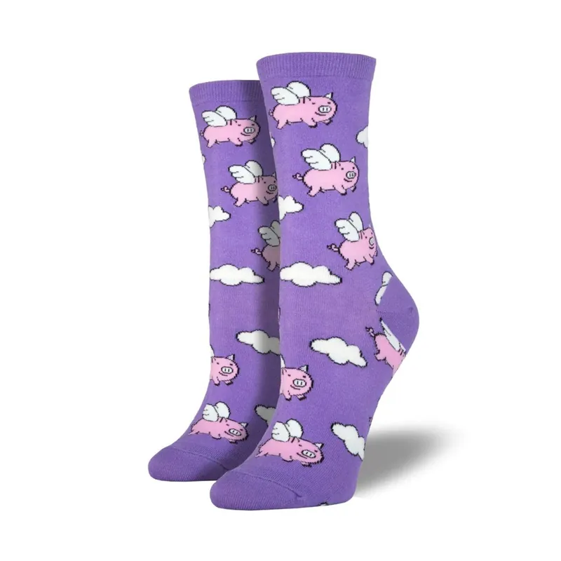 SockSmith Women‘s "Flying Pig" Socks