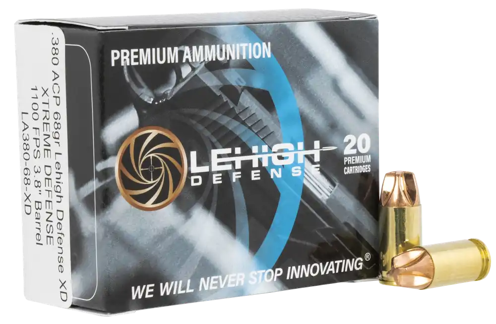 Lehigh Defense Xtreme Defense 380 ACP 65 gr Lehigh Defense XD FMT 20 Per Box/10 Cs