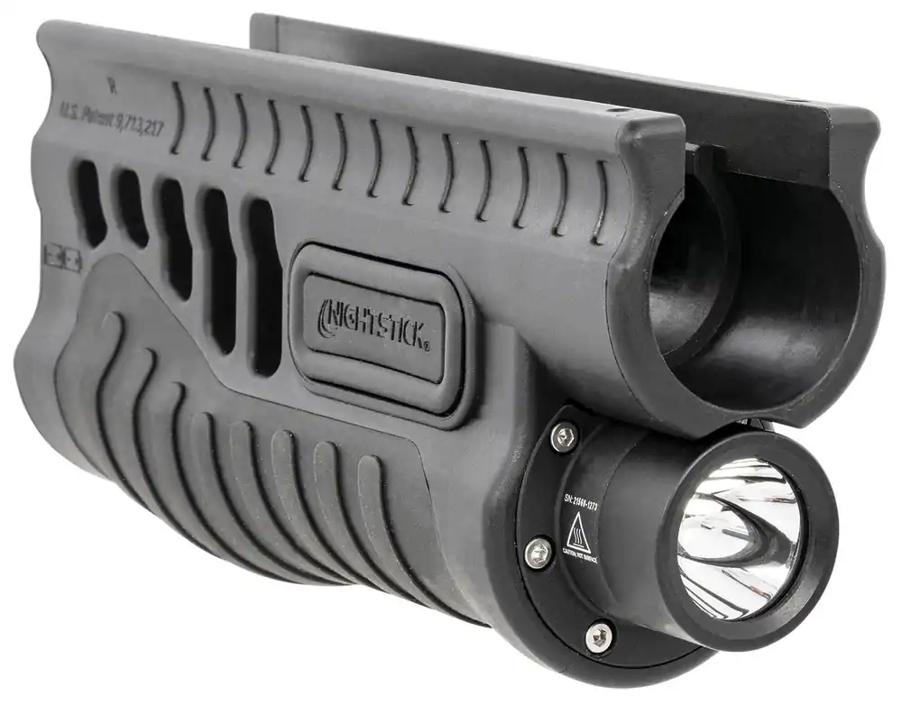 Nightstick SFL Black Nylon w/Over-Molded Grip 12 Gauge Remington 870/Tac-14 Shotgun 1200 Lumens White LED Bulb 203 Meters Beam