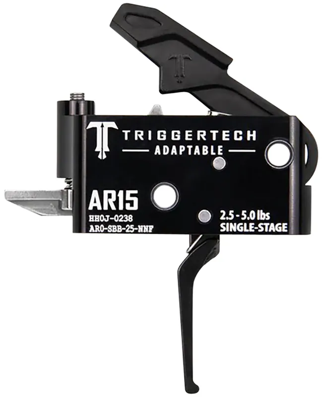 TriggerTech Adaptable Flat Single-Stage 2.5-5.0 lbs Adjustable for AR-15