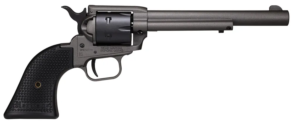 Heritage Mfg Rough Rider 22 LR Revolver 6.5" 6 Shot Tungsten Gray SRR22C6