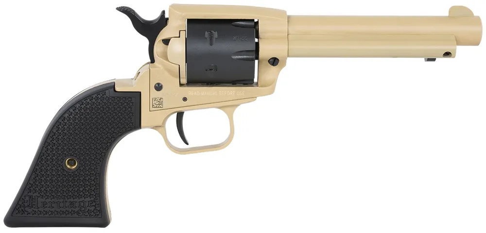 Heritage Mfg Rough Rider 22 LR Revolver 4.75" Sabre Sand Cerakote SRR22V4