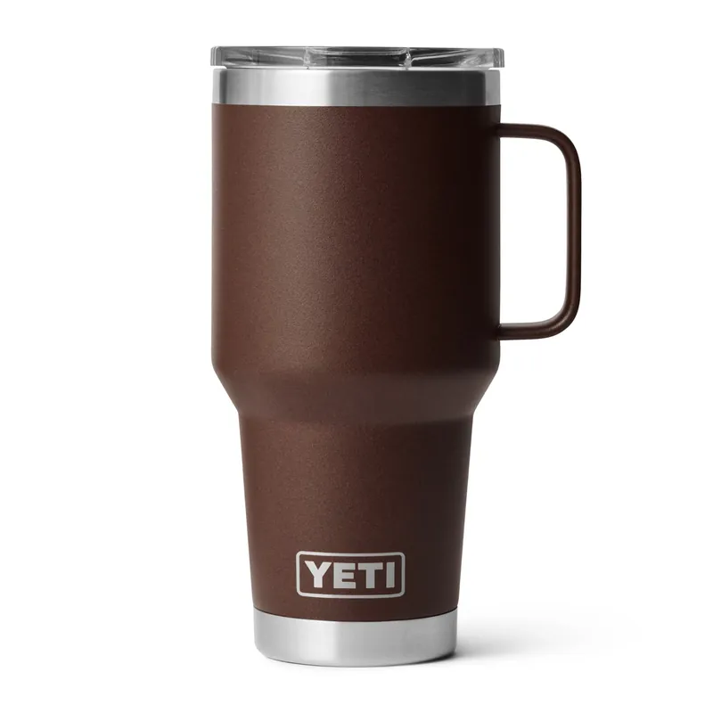 YETI Rambler 30 oz. Travel Mug w/Stronghold Lid - Wetlands Brown