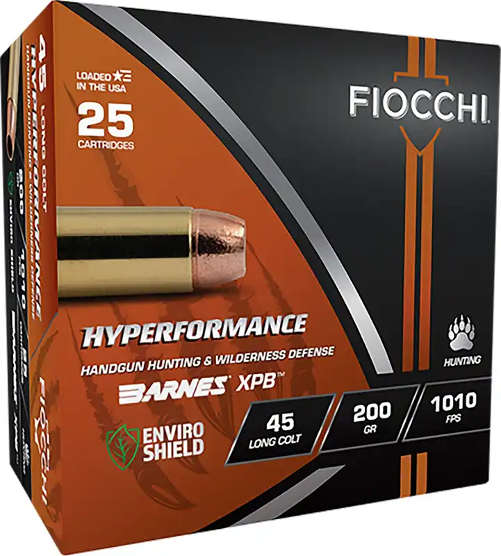 Fiocchi Hyperformance 45 Colt Ammo 200 Grain XPB 25 Rounds 45LCBA