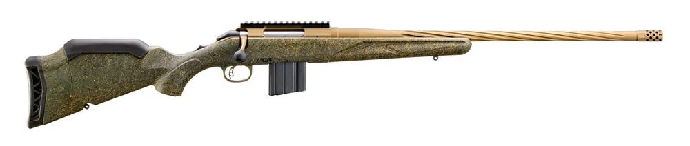 Ruger American Predator Gen II 22 ARC Rifle 22" Green Splatter 46940
