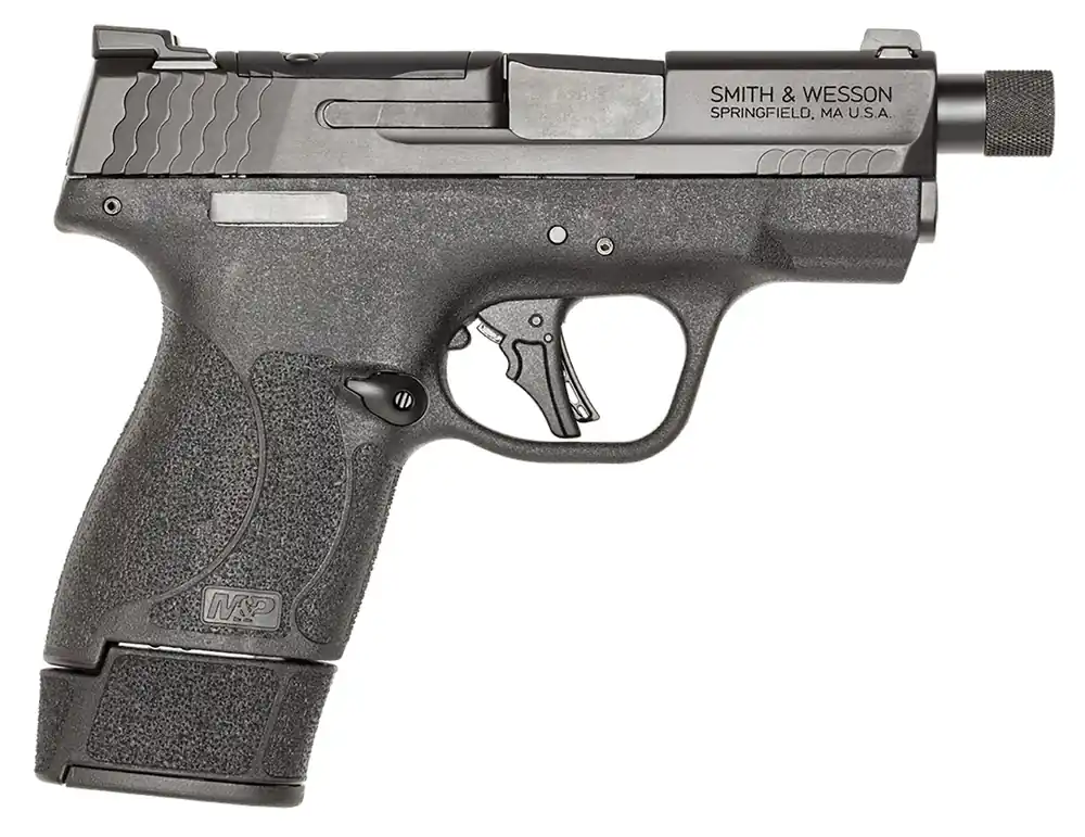Smith & Wesson M&P9 Shield Plus 9mm Luger Pistol Micro-Compact 3.70" Black 14095