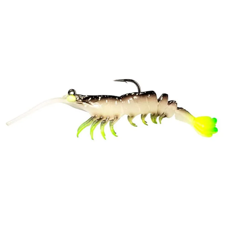 Z-Man PrawnstarZ Shrimp - 3.5" Glow Chartreuse