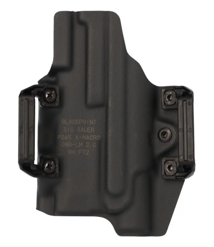 Sig Sauer P365 X-Macro OWB Holster BlackPoint Tactical Light Bearing RH Black 8901264