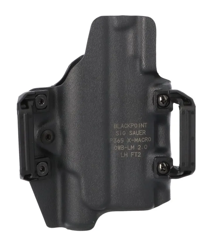 Sig Sauer P365 X-Macro OWB Holster BlackPoint Tactical Light Bearing LH Black 8901265
