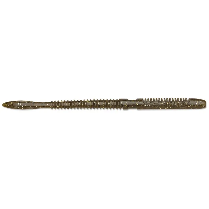 Rapala CrushCity Janitor Worm - 6" Green Pumpkin Magic