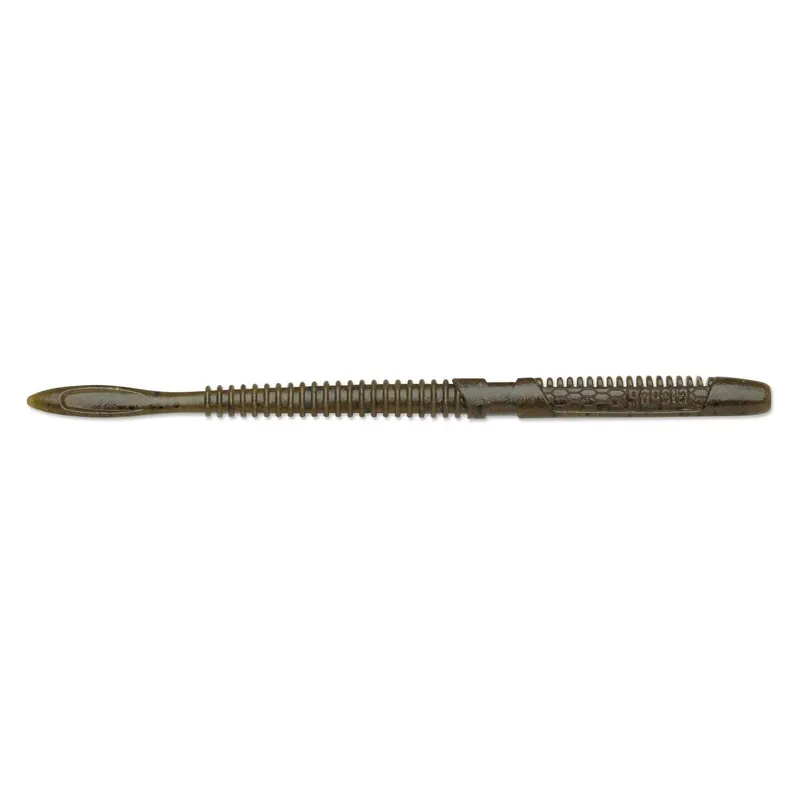 Rapala CrushCity Janitor Worm - 6" Green Pumpkin