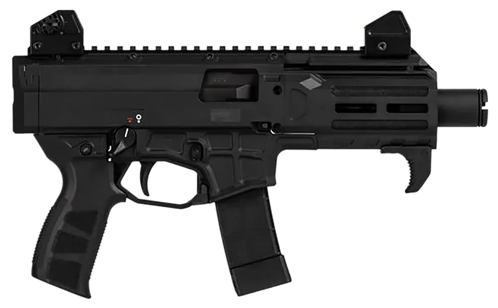 CZ USA Scorpion 3+ Micro Semiauto Pistol 9mm 20+1 4.20" Threaded Barrel Polymer Stock Ambi Safety DA/SA Black 91430