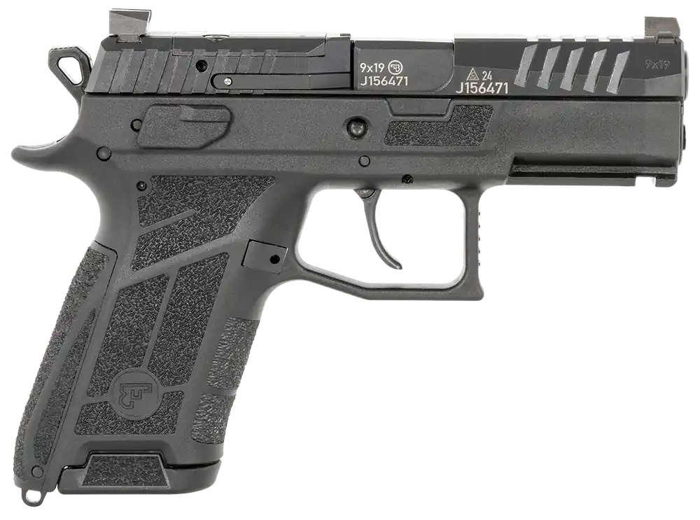 CZ USA P-09 C Nocturne Pistol 9mm 15+1 3.74" Steel Barrel/Slide Polymer Frame Luminescent Sights Accessory Rail DA/SA Black 91660