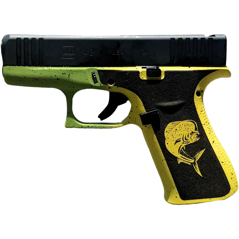 Glock 43X 9mm Luger Pistol 10+1 3.41" Barrel Black Slide Mahi Frame UX4350204MAHIFR