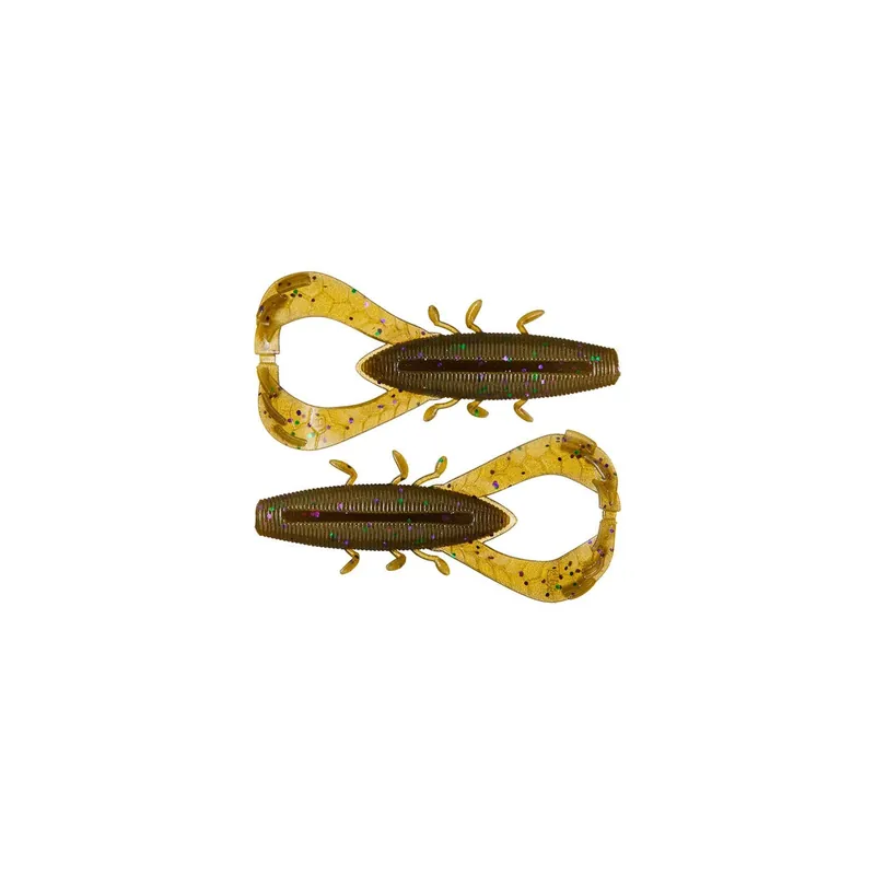 Yamamoto Nuki Bug - 3.5" Green Pumpkin Green & Purple