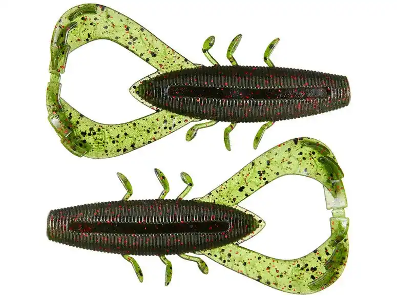 Yamamoto Nuki Bug - 3.5" Watermelon Black & Red Flake