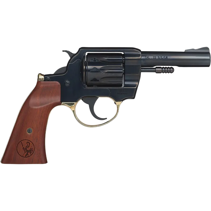 Henry Golden Boy 22 LR Revolver 10Rd 4" Barrel Walnut Grip DAO Steel/Brass H016GD