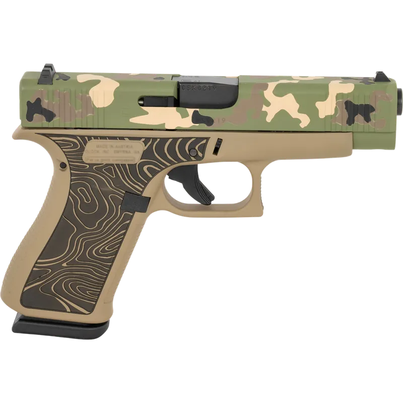 Glock G48 Gen5 Slim Compact 9mm Semiauto Pistol 10+1 4.17" Barrel Syn Frame PA4850204-EXPHUNT