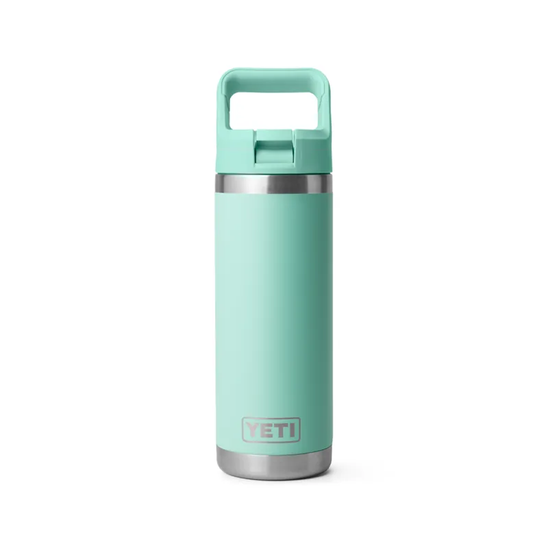 YETI Rambler 18 oz Bottle w/Straw Cap - Seafoam