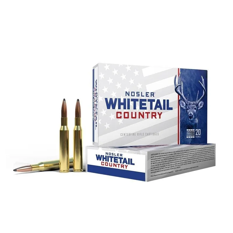 Nosler Whitetail Country 7mm-08 Remington Ammo 140gr Spitzer Boat Tail 20 Rounds 40115