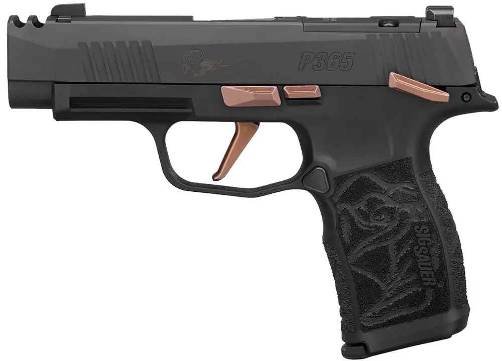 Sig Sauer P365XL Rose *CA Compliant 9mm Luger Pistol 3.10" Black 365XL9ROSEMSCA
