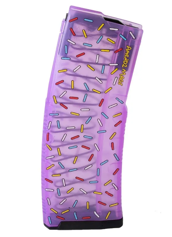 Amend2 Magazines Mod-C 5.56 NATO 30rd AR-15 Magazine Pink Sprinkles 556MODCSPR30